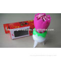 Rotated Flower Birthday Cake Candles Toy Fireworks